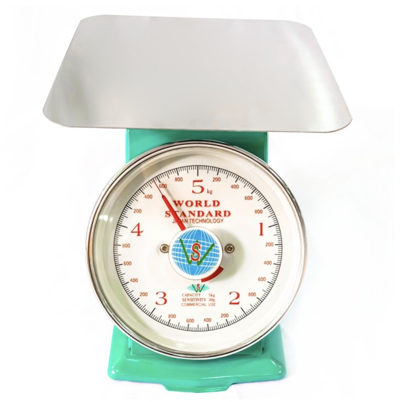 World Standard 1kg/2kg/3kg/5kg Flat Plate Weighing Scale Timbangan ...