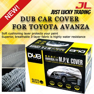 Dub Car Cover Hatchback Waterproof w/ Storage Bag Fits for Toyota