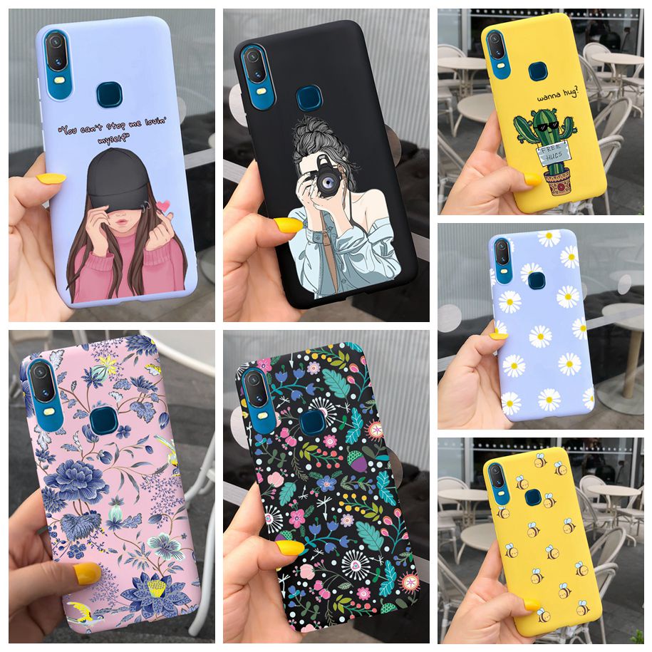 Vivo 1906 Y11 2019 Soft Case Fashion Pretty Girls Flower Painted Mobile  Casing Vivo Y11 2019 VIVOY11 6.35 inch Silicon Cover | Shopee Philippines