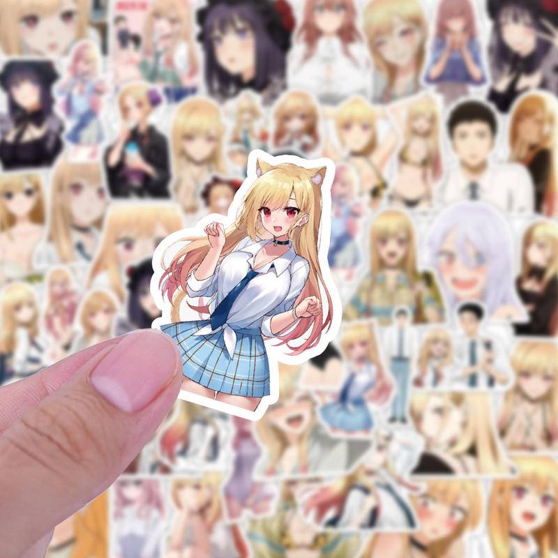 50Pcs/lot Cute Anime My Dress-Up Darling Paper Stickers Calendar Diary