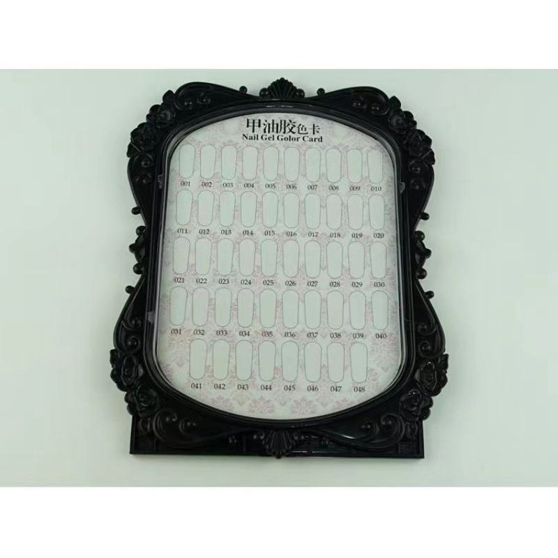 Nail art display stand work dustproof display photo frame sample ...