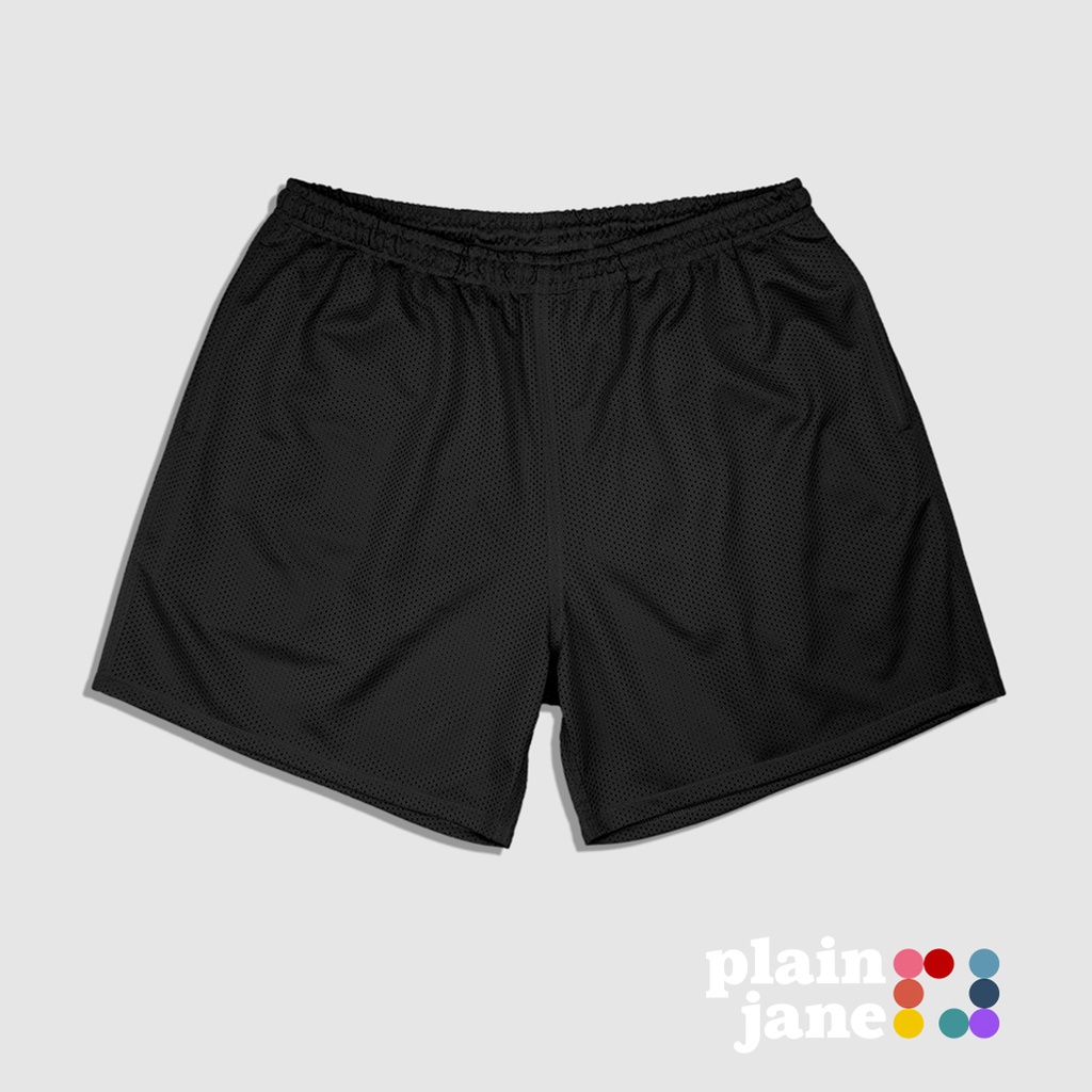 Plain black shorts sale