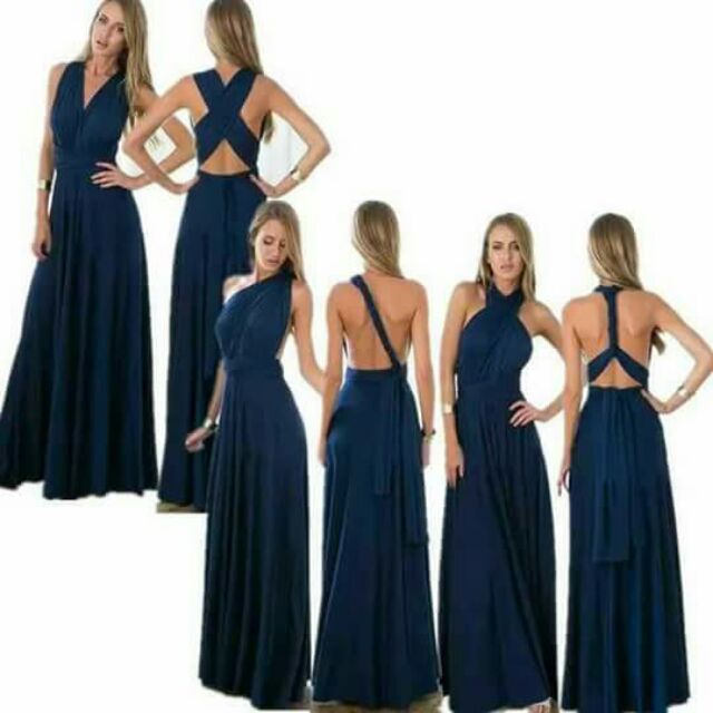 Infinity dress clearance styles navy blue