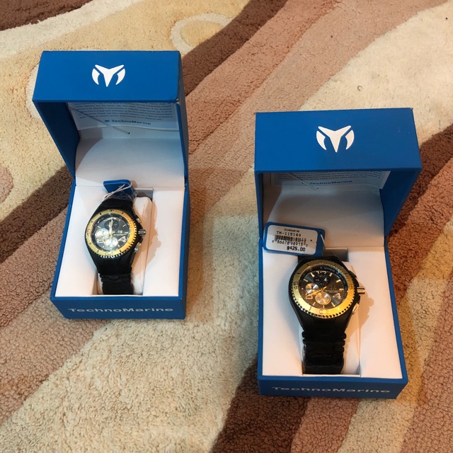 Original TechnoMarine Cruise Jellyfish couple watch Shopee