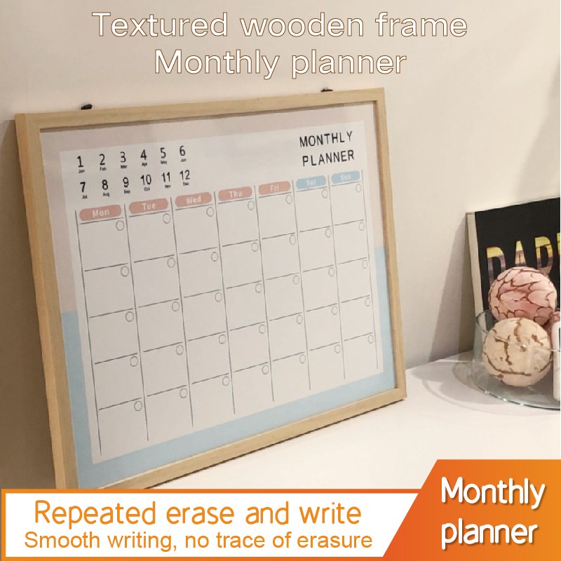 planner's whiteboard is a monthly and weekly daily schedule time note ...