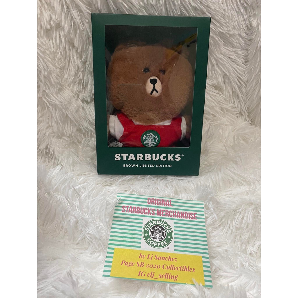 Original Starbucks X Line Friends Brown Bearista Bear