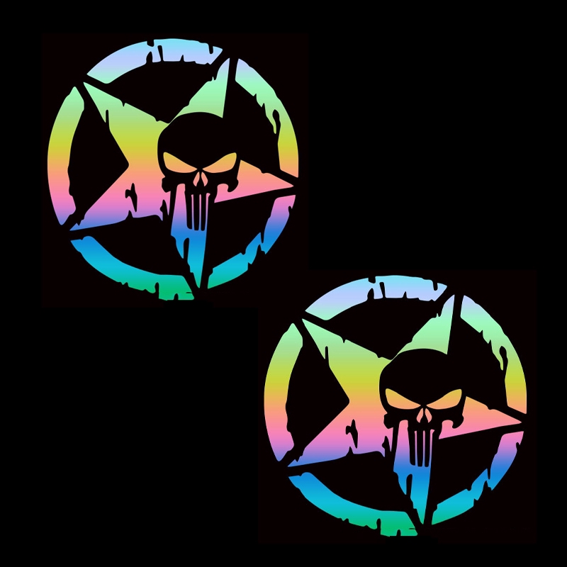Universally Multicolor Car Reflective Stickers&Decals The World Is Flat ...