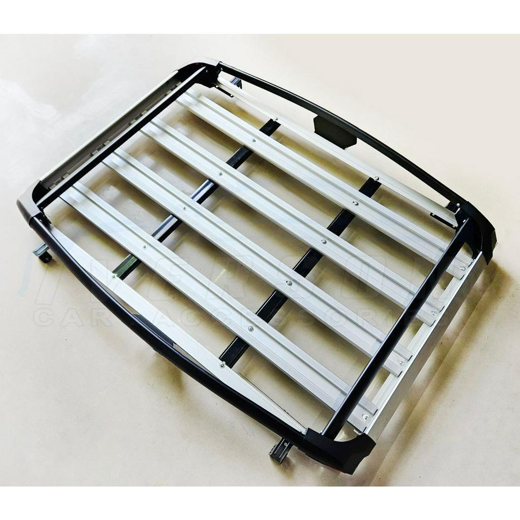 38x50 Silver Black Universal Stingray Roof Rack Rail Type Crossbar ...