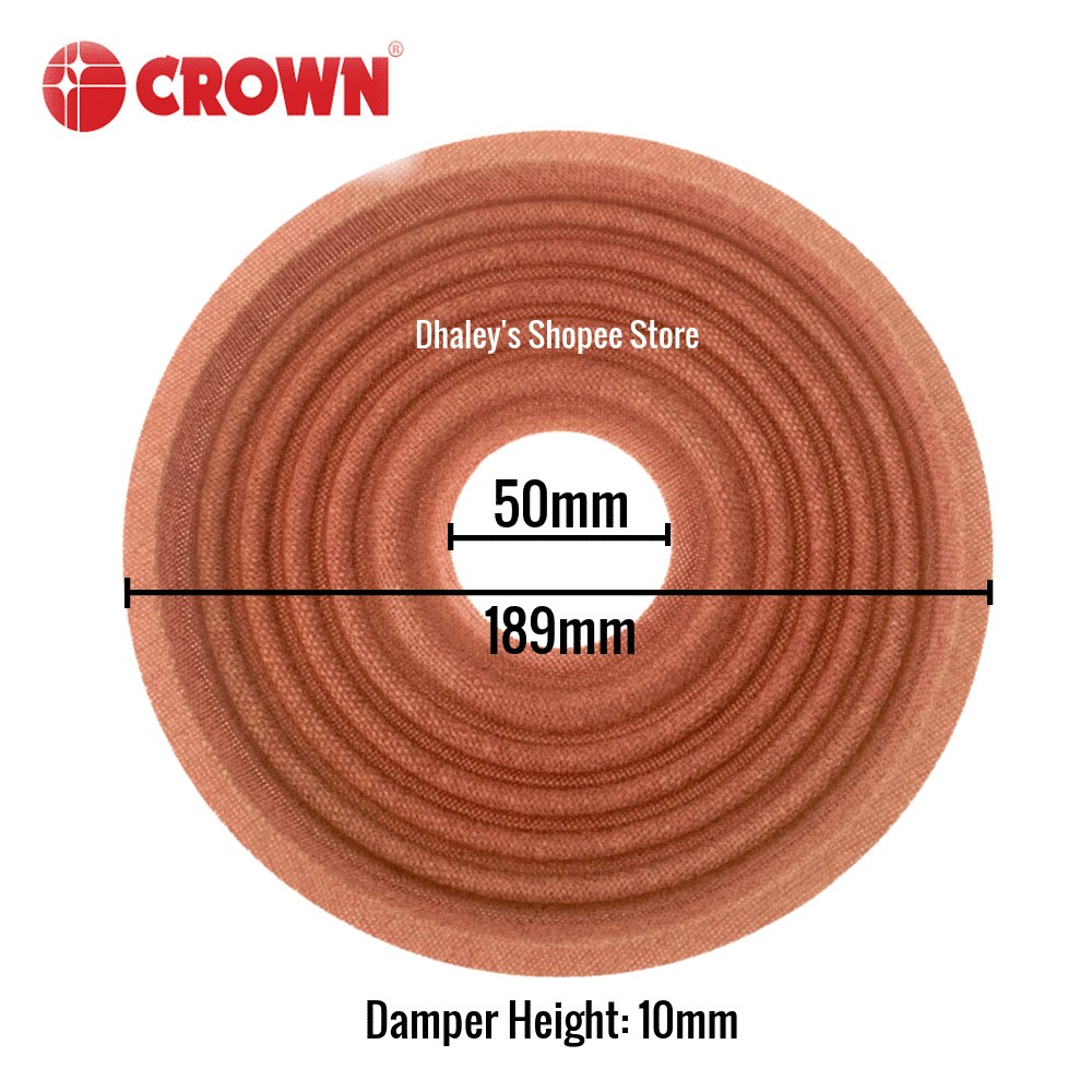 Speaker Damper 189mm x 10mm / Replacement Speaker Spider Heavy Duty