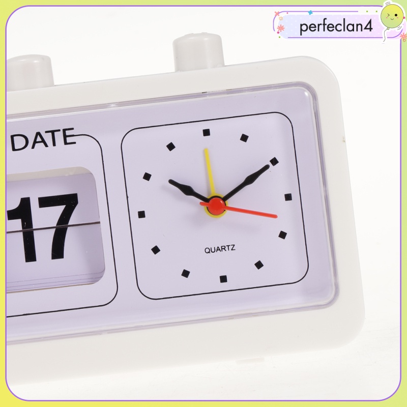 Love Home Retro Style Flip Clock Digtal Flip Day Date Time Display