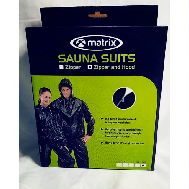 Title Sauna Suit with hood-Title Sauna Suit with hood