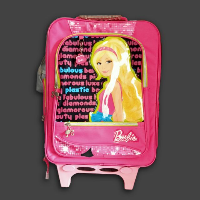 Barbie school bags hot sale with trolley