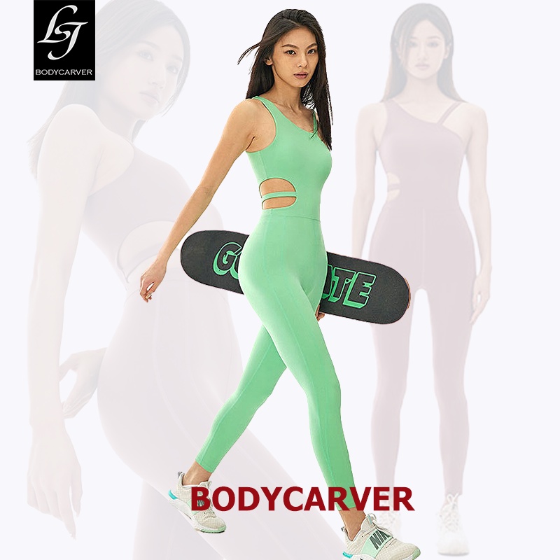 BC 22ss Yoga Jumpsuit Women Fitness Unitards Padded Buttery Onepiece