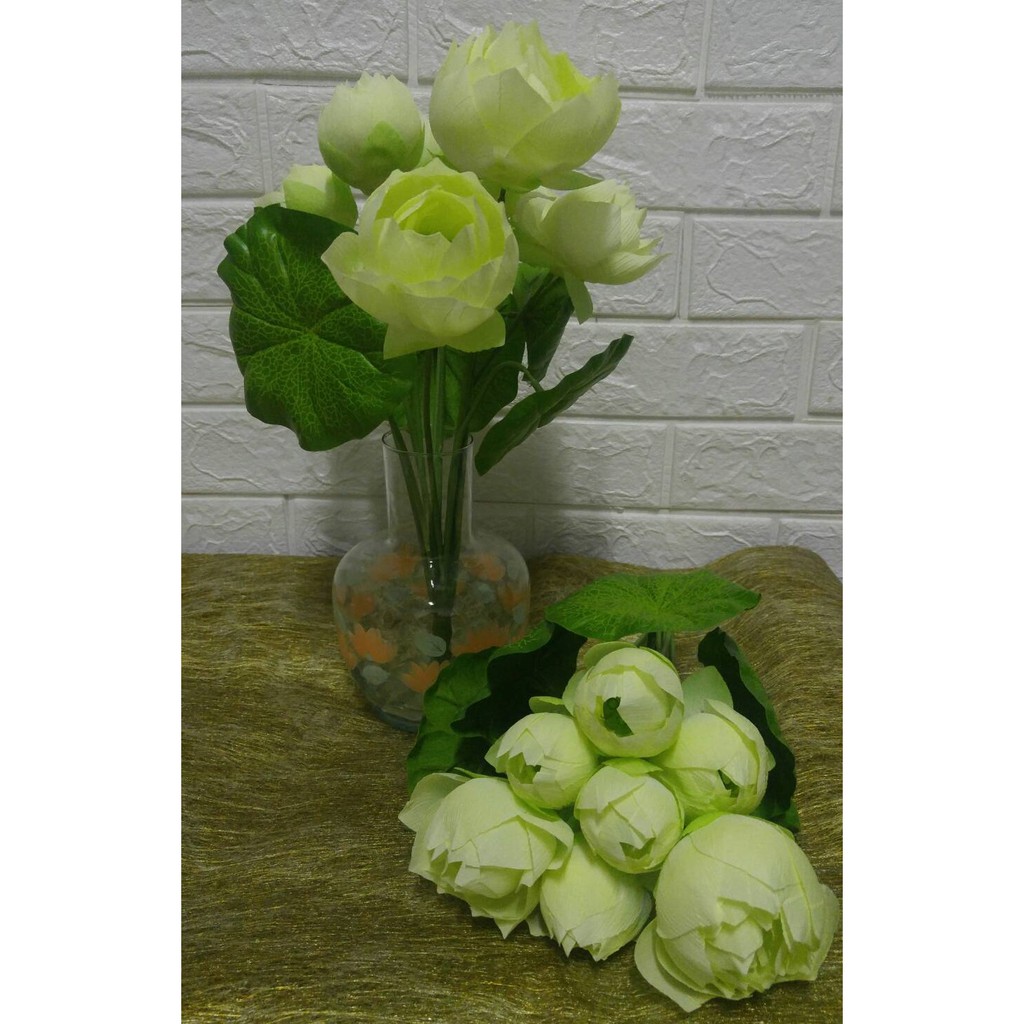 Artificial Lotus Sattak Chong Flower For Worshiping Buddha Approximate ...