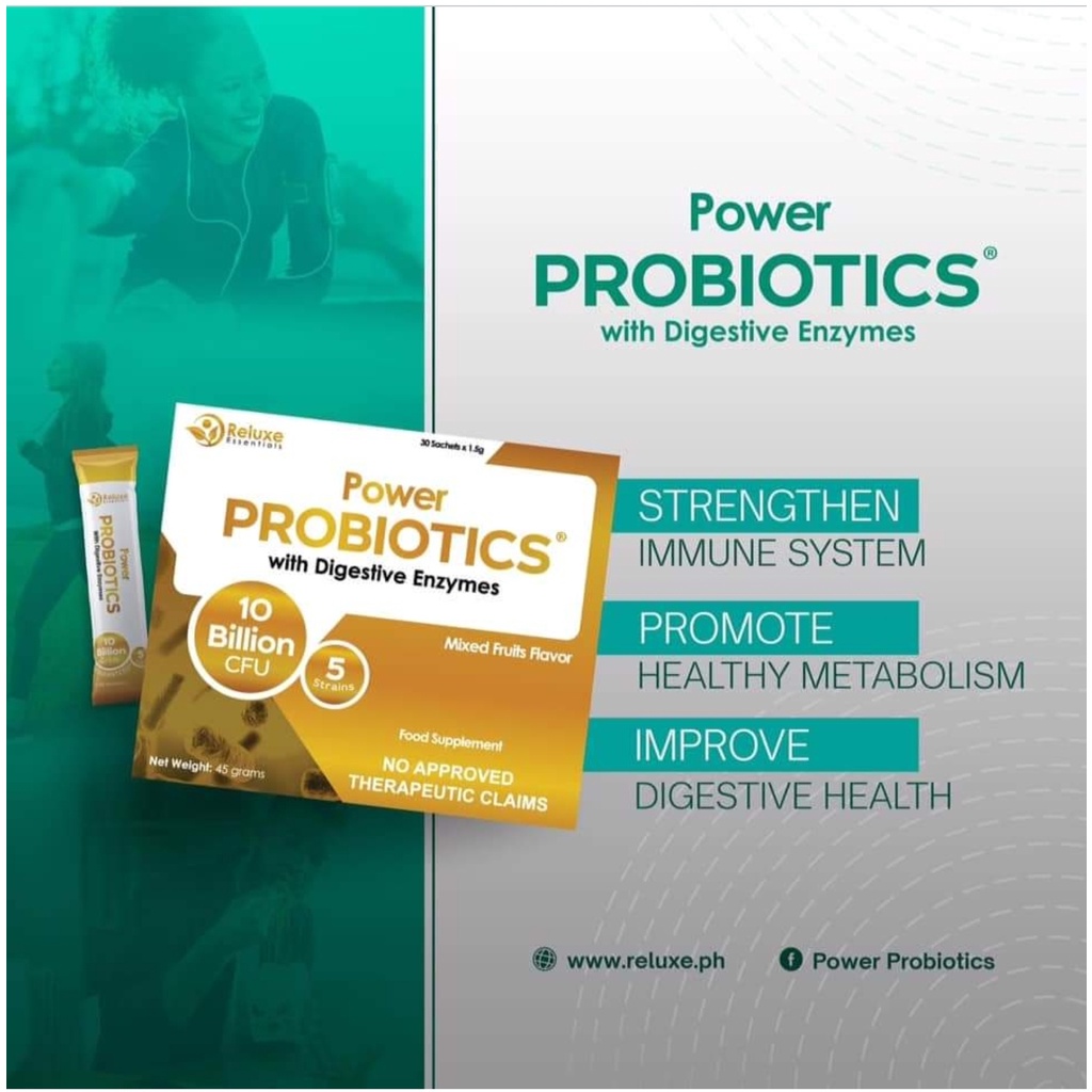 10 Sachets Power Probiotics With Digestive Enzymes 10billion Cfu