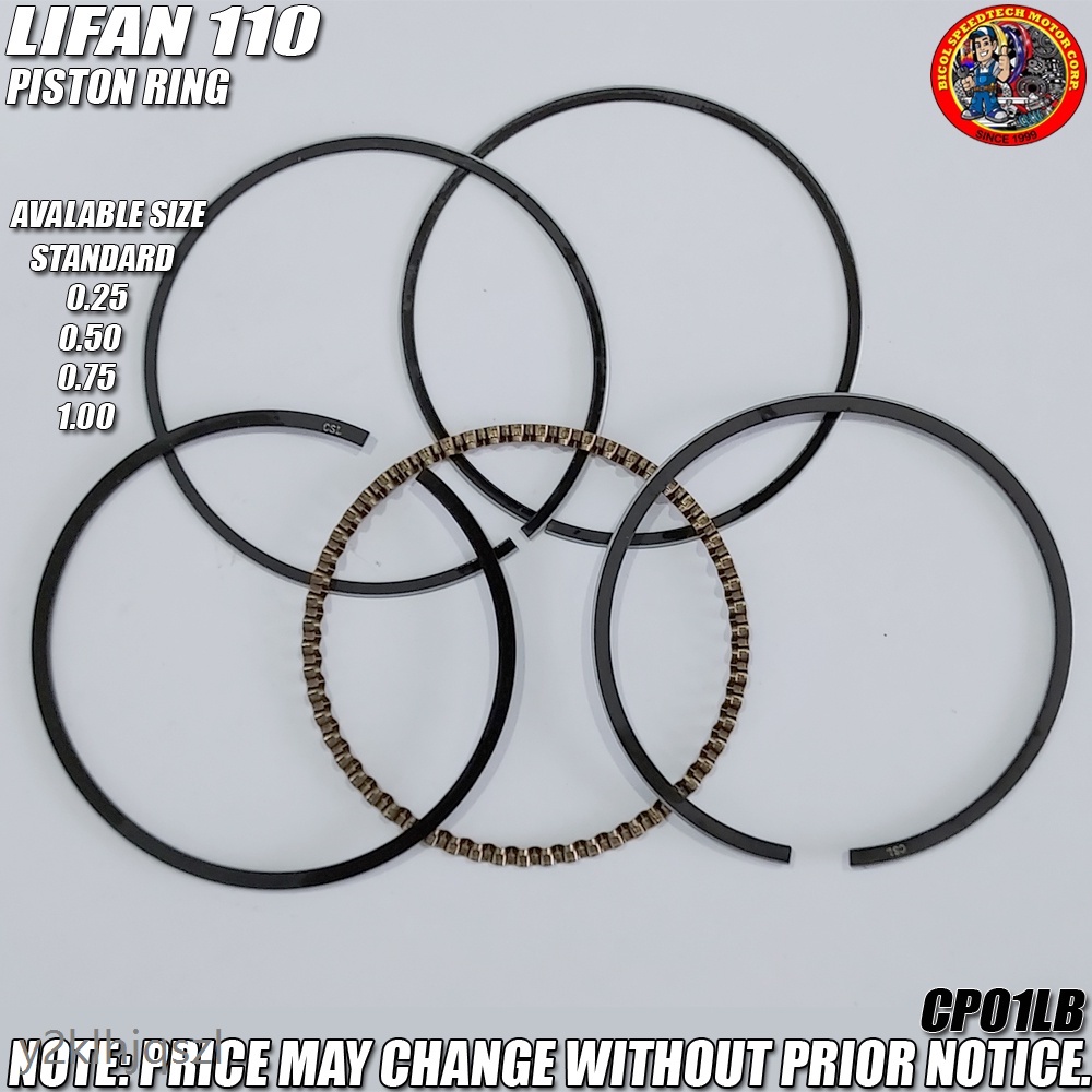 LIFAN 110 PISTON RING (CP01LB) | Shopee Philippines