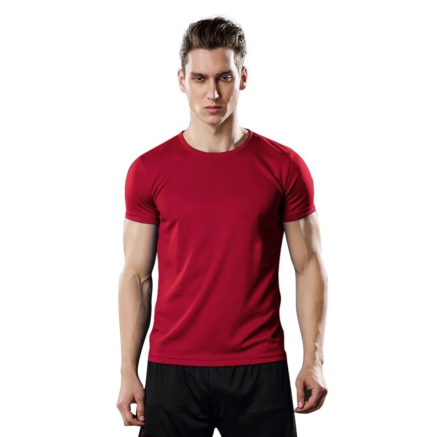 Maroon dri store fit shirt