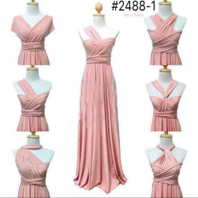 Light pink cheap infinity dress