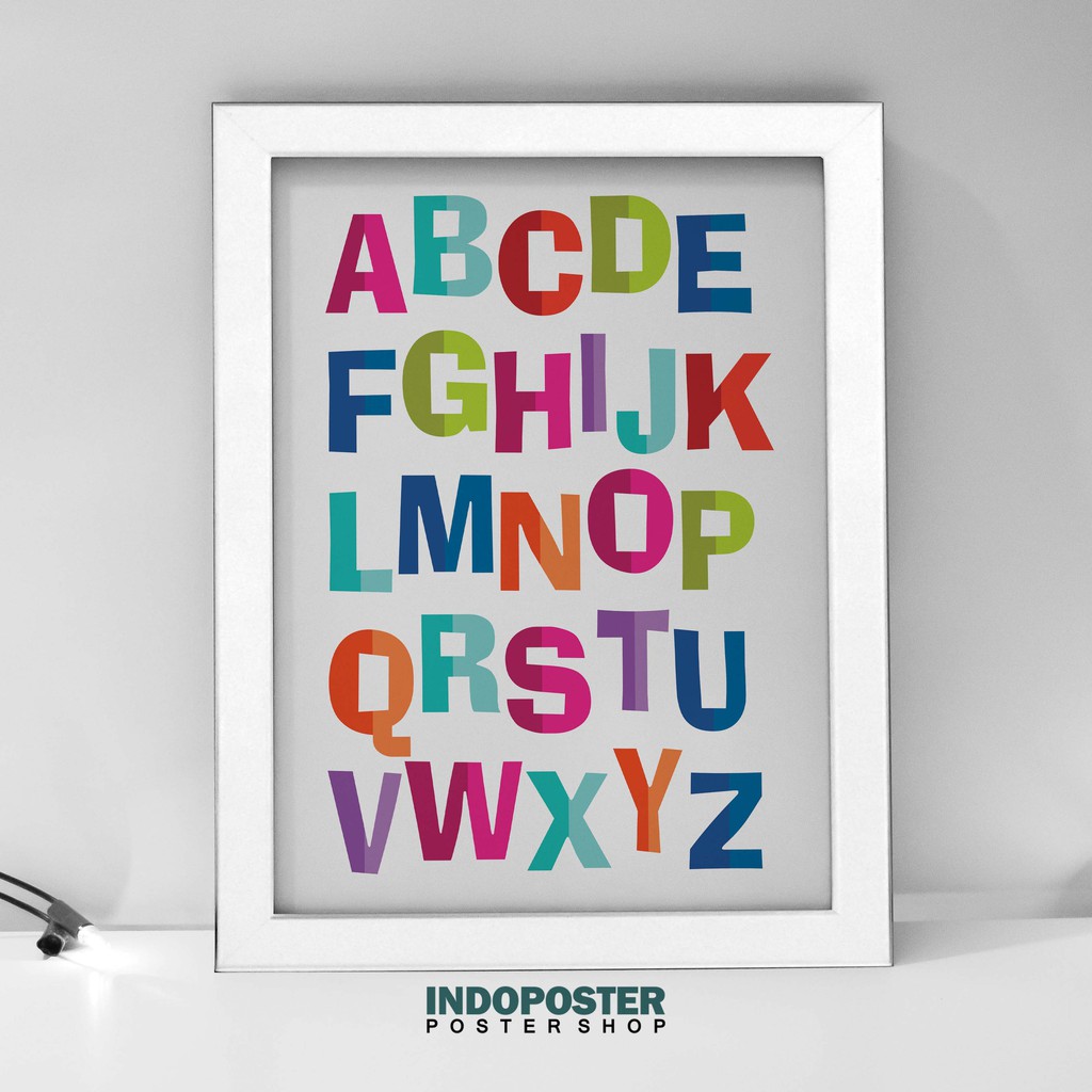 A3 Color Alphabet Letter Educational Poster 40x30cm | Shopee Philippines