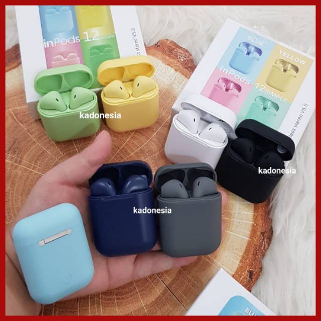 Bass noise reduction Bluetooth 5.1 Bluetooth earphone Macaron