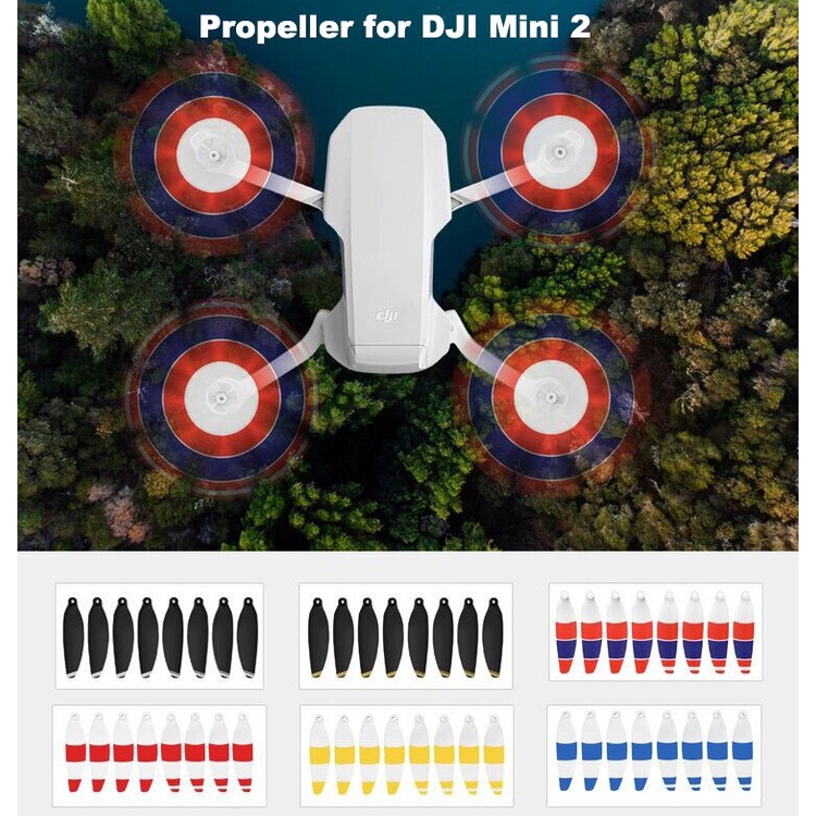 16PCS Low-Noise Propellers Props Blades For DJI Mini 3 Pro Drone
