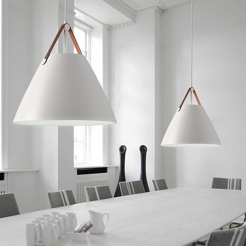 COD Nordic Modern Pendant Ceiling Light Hanging Lamp Round Iron