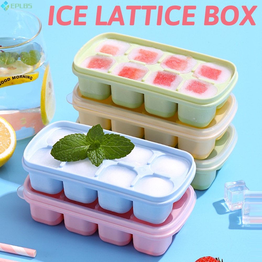 Ice Cubes Tray Easy Release BPA Free with Leak Proof Lid for Drinks