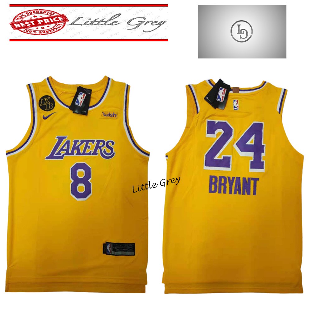 Los Angeles Lakers #24 Kobe Bryant Black With Purple Swingman Jersey on  sale,for Cheap,wholesale from China