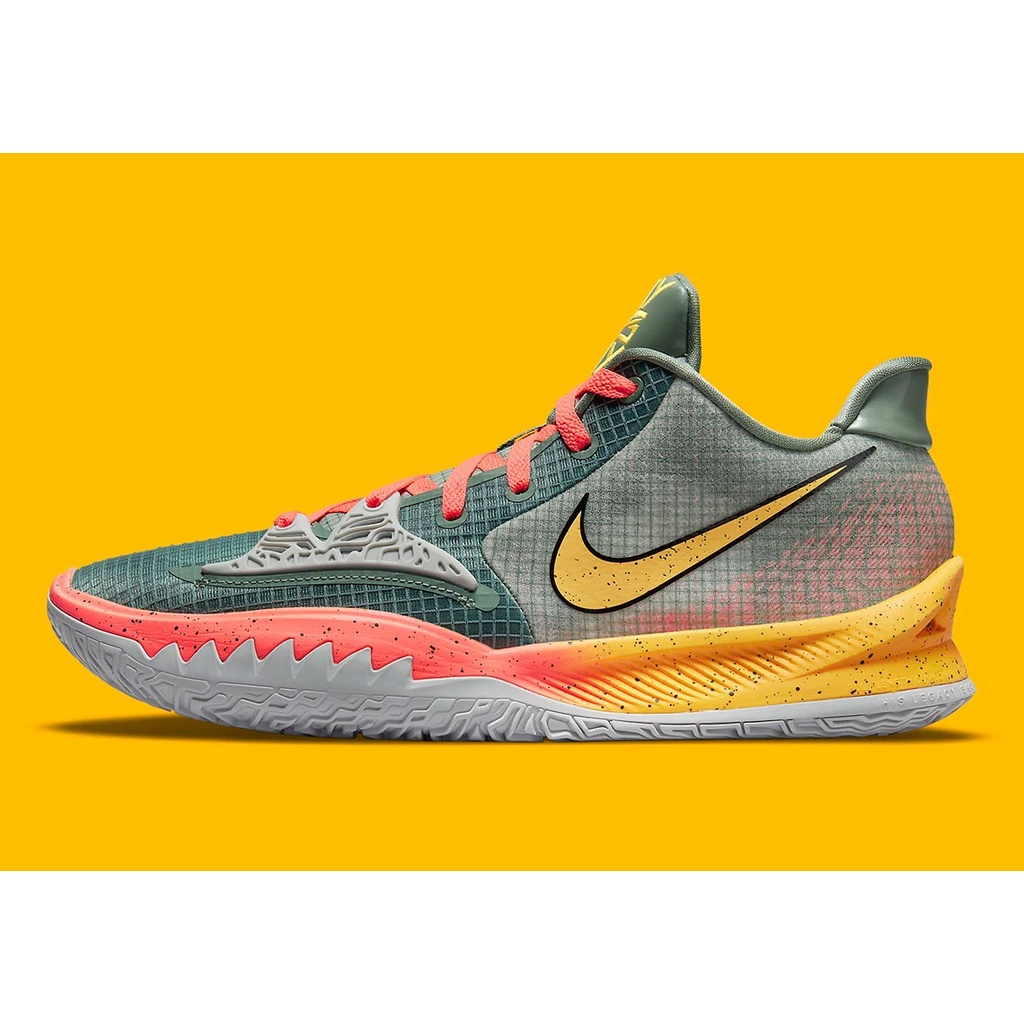 Nike Kyrie Low 4 "Sunrise" Dutch Green/Bright Mango/Laser Orange