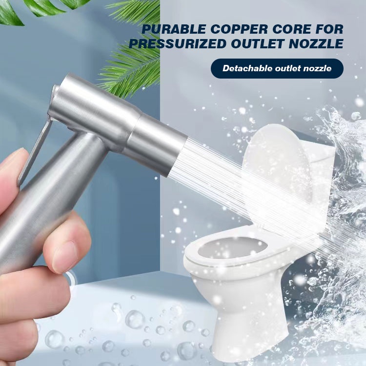 304 Stainless Steel Spray Gun Toilet Flush Grab Hand Shower High