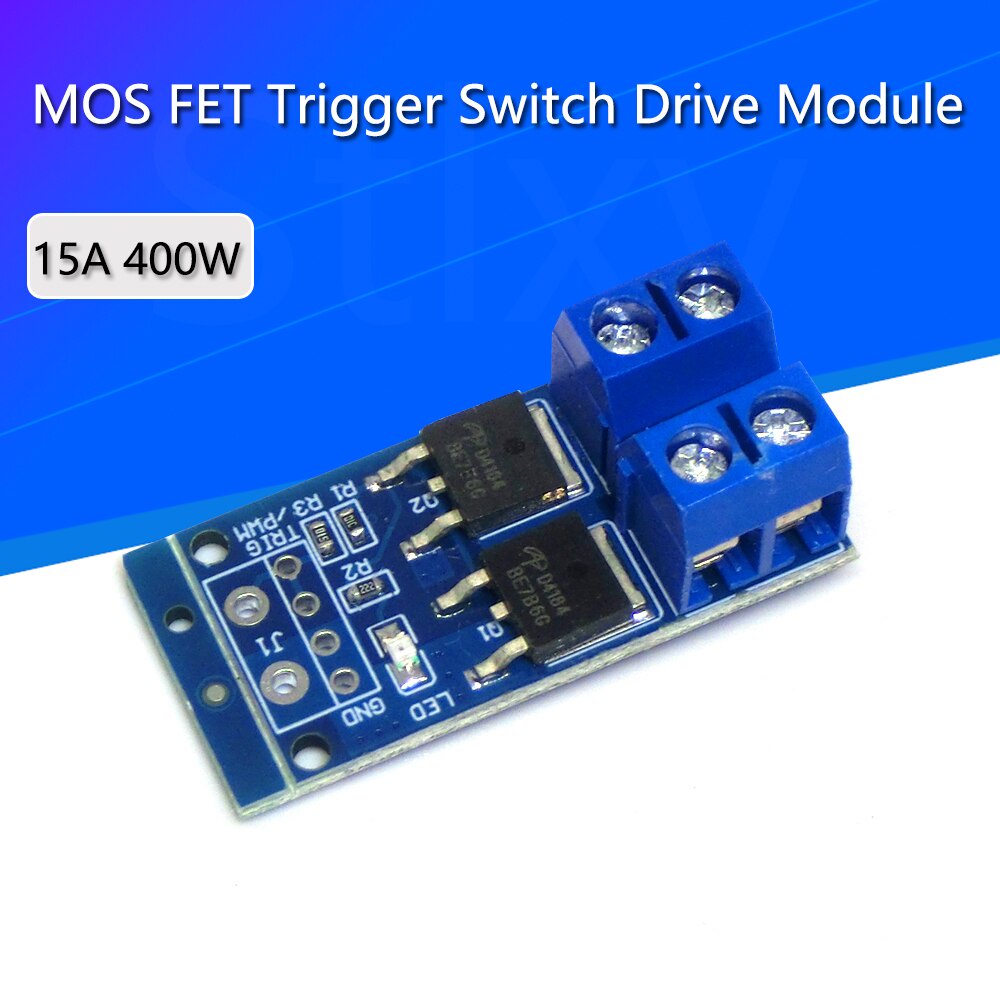 15A 400W MOS FET Trigger Switch Drive Module PWM Regulator Control ...