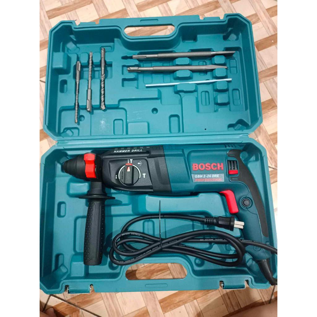 Bosch 26 mm. 3 modes Rotary Hammerdrill with chipping gun function with