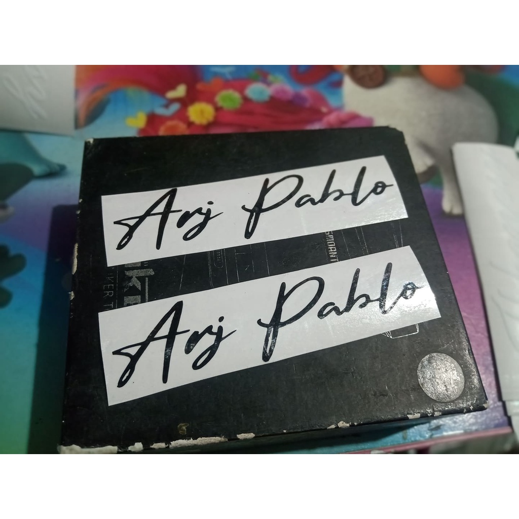 Personalize stickers names | Shopee Philippines