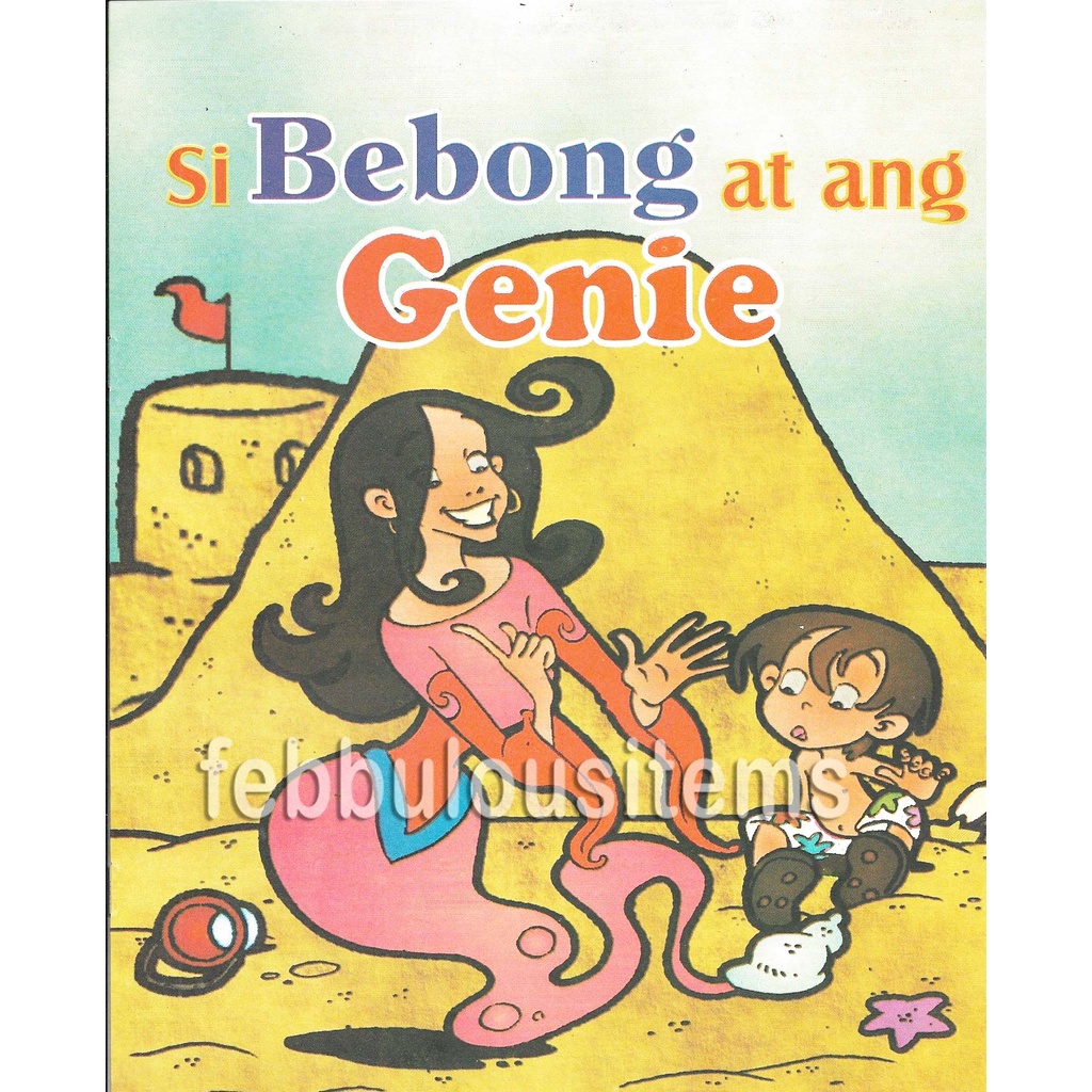 Story Book / Coloring Book Tagalog/English (Si Bebong at si Genie ...