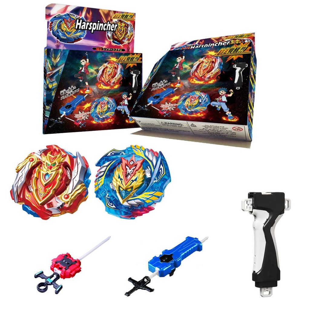 Beyblade Burst Turbo Slingshock Riptide Blast Set Right Left Spin Launcher With Right Spin