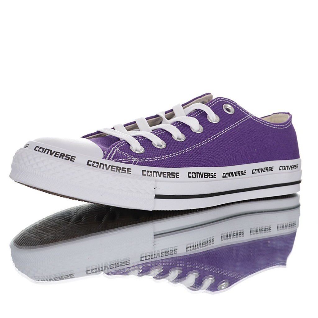 Low top hot sale purple converse