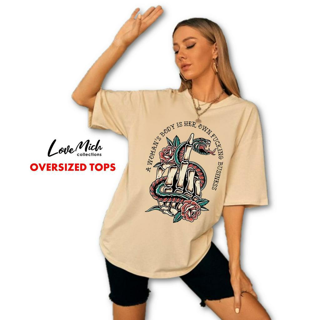 A3 Plus Size Tops Oversized Fashion Woman Apparel Vintage Graphic ...