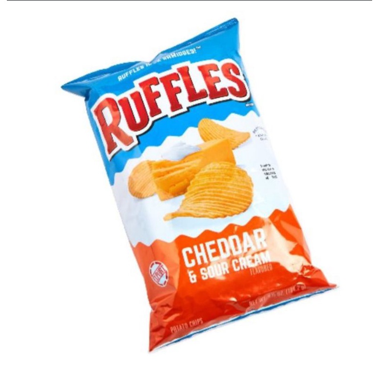 Ruffles Cheddar & Sour Cream Potato Chips (184.2g) Shopee Philippines