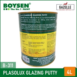 Boysen Plasolux Glazing Putty - 4L | Shopee Philippines