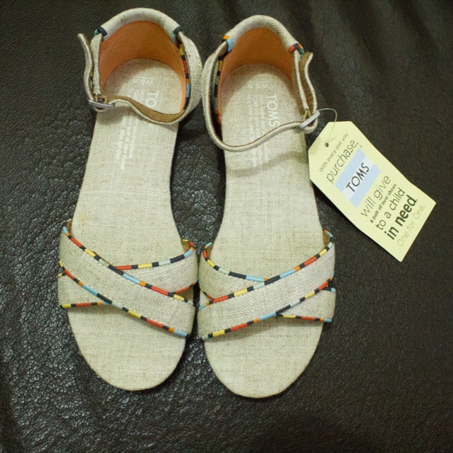 Toms burlap women's on sale shoes