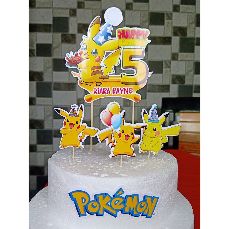 Shop cake topper pikachu for Sale on Shopee Philippines