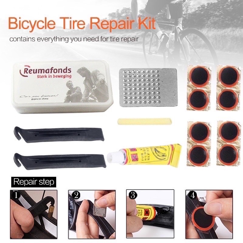 REUMOFANDS - 4 in 1 Bicycle Tire Puncture Repairing Kit / Tire Bike ...