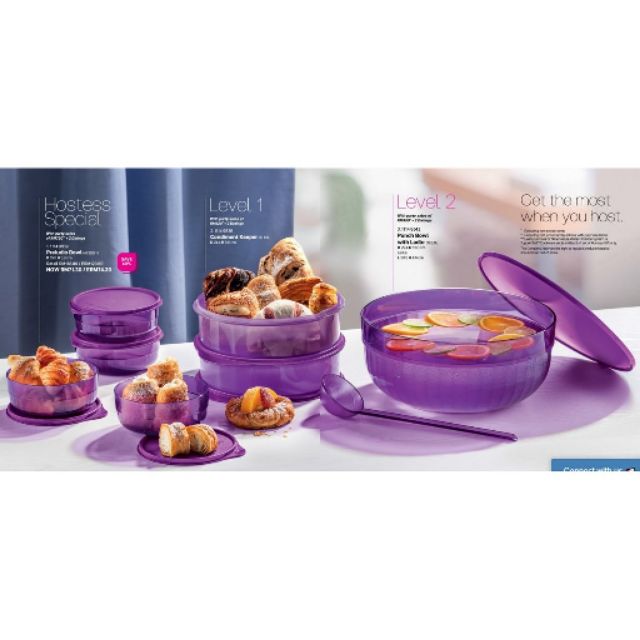 Tupperware ( Full Set : 7 pcs) Condiment Keeper + Pouch Bowl With Ladle ...