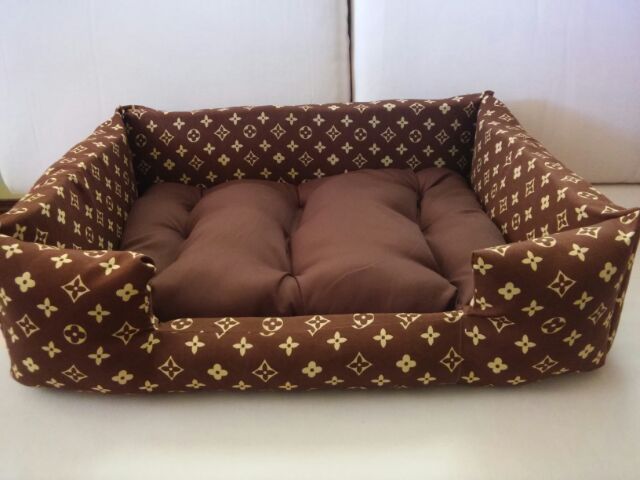 Dog Bed LV Brown Large
