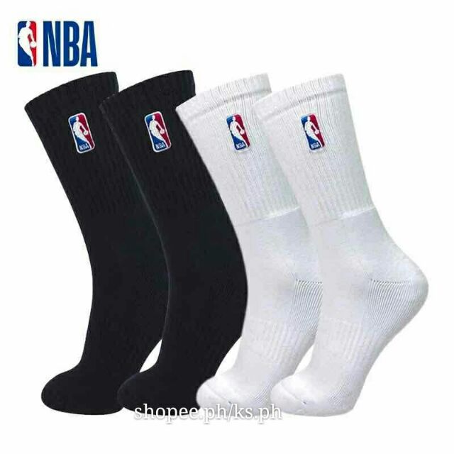 Nba socks plain white best sale