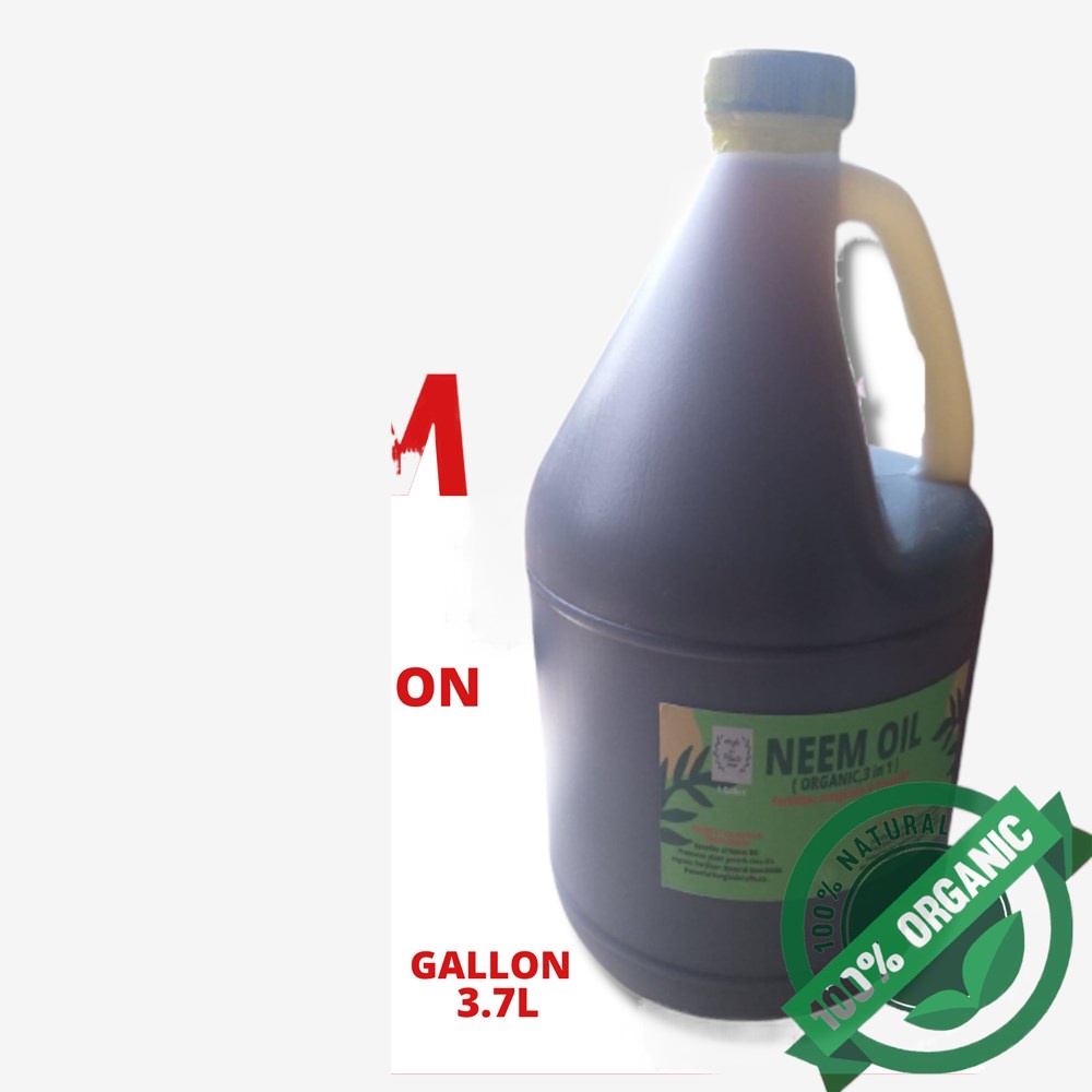 NEEM OIL TRIPLE ACTION - 1 GALLON / 3.7L, (3-in-1 Organic Fertilizer ...