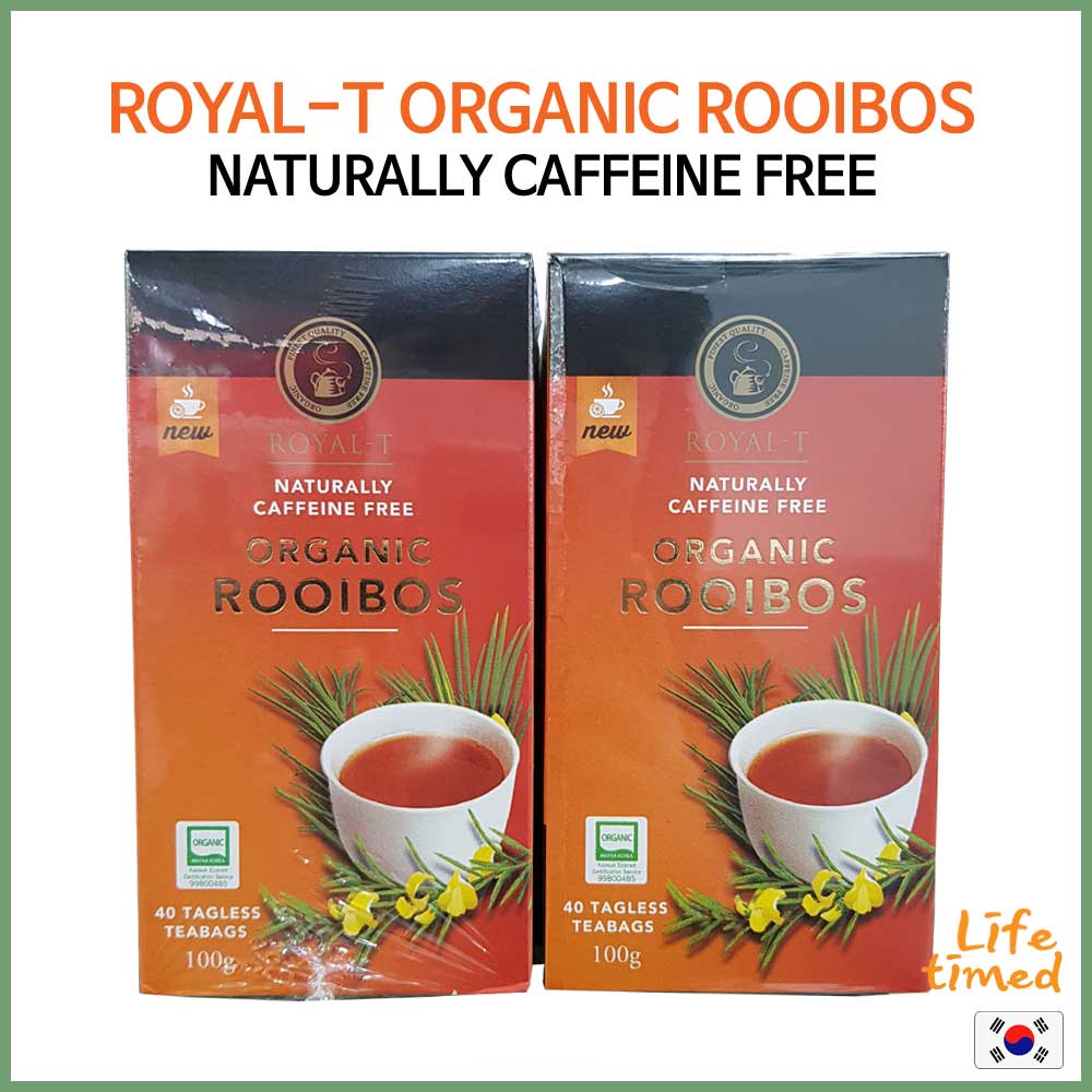 ROYALT ORGANIC ROOIBOS 40+40 Tagless Teabags for antiaging skin