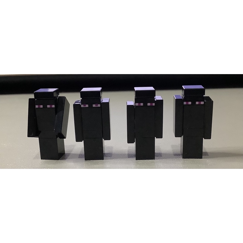 Lego Minifigure Minecraft Micromob Enderman 4 Pieces Shopee Philippines 3955