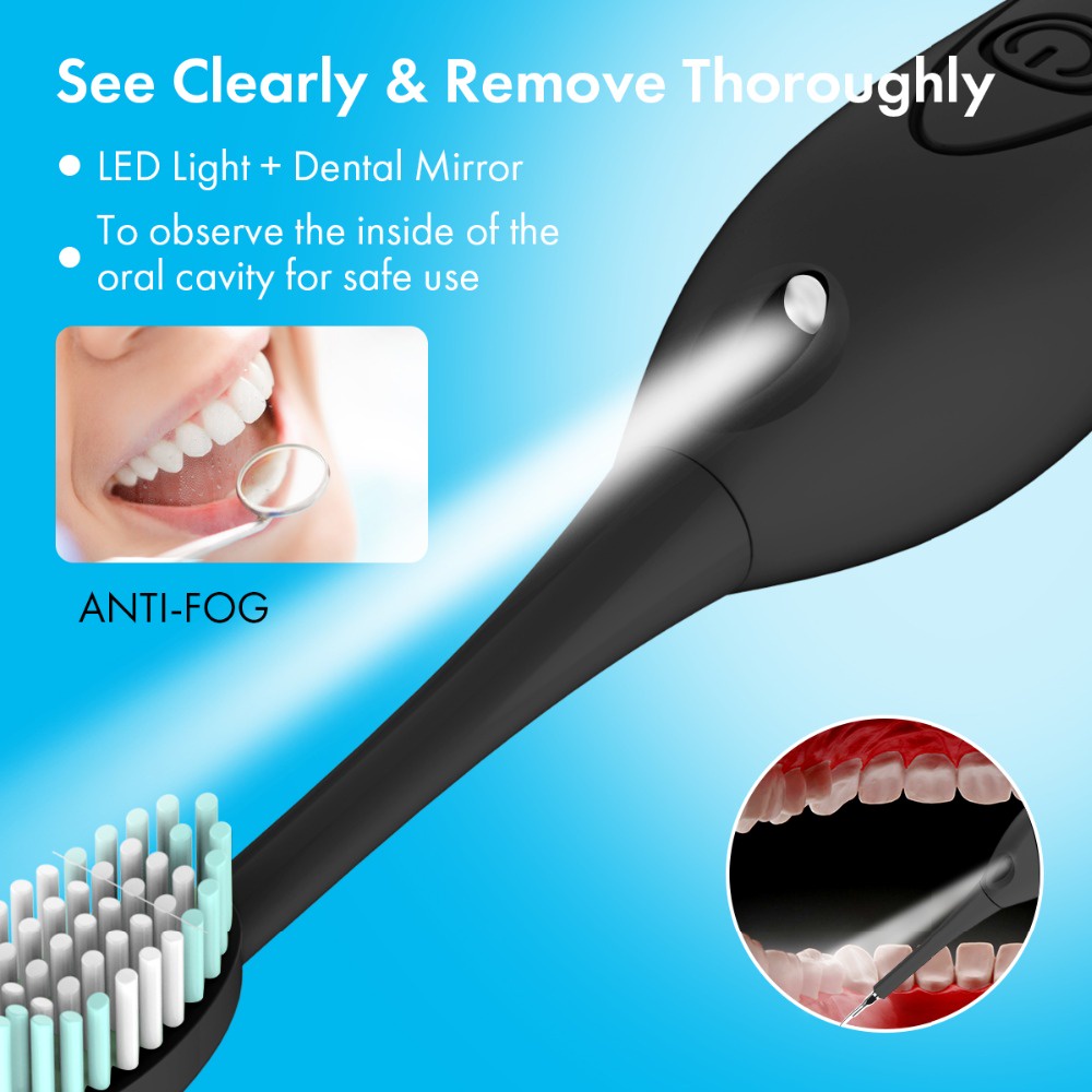 Oral Hygiene Dental Scaler Teeth Calculus Remover Electric Sonic Tooth ...
