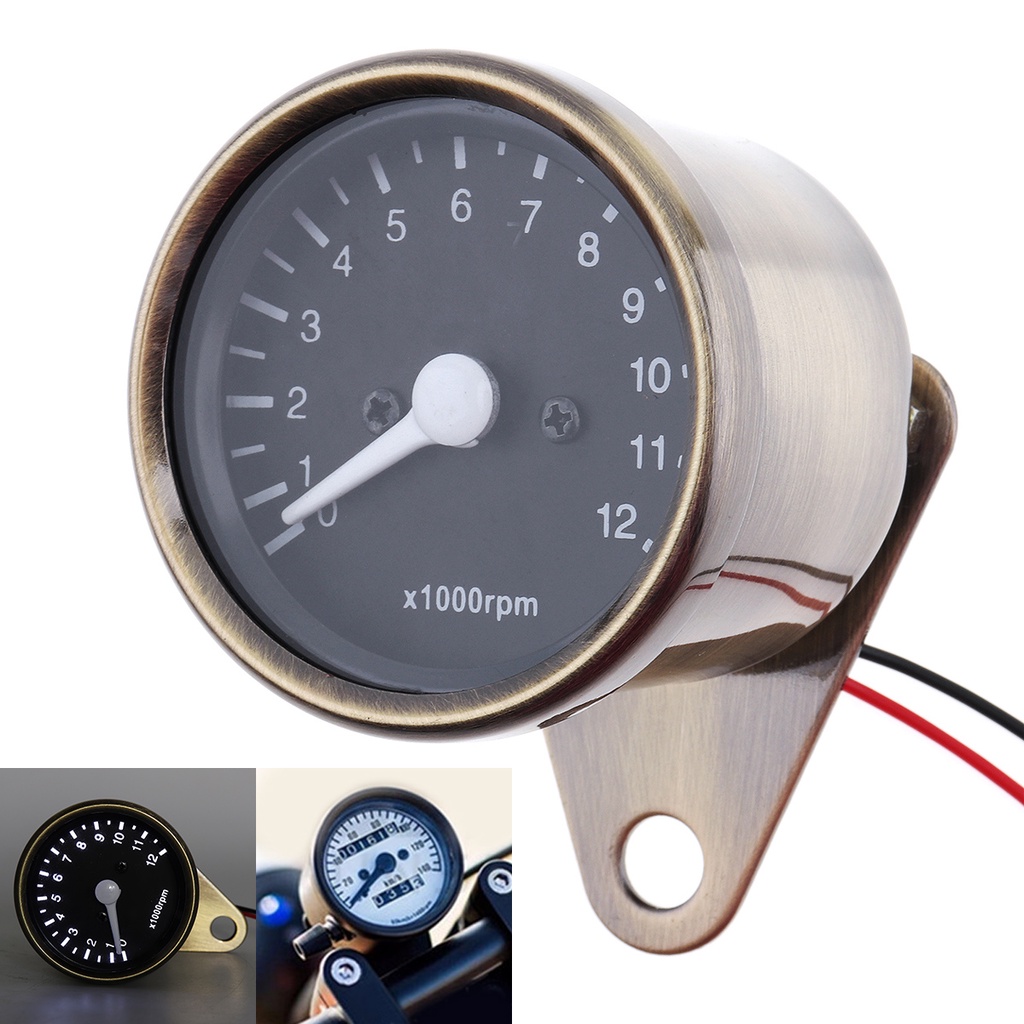 Motorcycle Retrofit Meter Mechanical Tachometer Retrofit Instrument